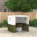 Fibreglass Pop Up Gazebo 180cm Width x 180cm Depth With Accessories - Velmora