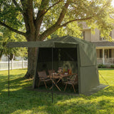 Fibreglass Pop Up Gazebo Waterproof Instant Shelter 198cm Width x 198cm Depth - Velmora
