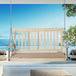 Fir Wood 2 Seater Garden Swing Chair Bench - Velmora