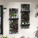Fir Wood Flower Stand With Shelves 60cm Wide in Set Of 2 - Velmora