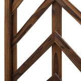 Fir Wood Outdoor Garden Arch Trellis 200cm High - Velmora