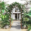 Fir Wood Outdoor Garden Arch Trellis 200cm High - Velmora