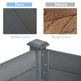 Fir Wood Outdoor Garden Planter Box 122.5cm Wide - Velmora