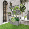 Fir Wood Outdoor Garden Planter Box 76cm Wide - Velmora