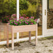 Fir Wood Outdoor Garden Planter Box 86cm Wide - Velmora