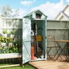 Fir Wood Outdoor Garden Storage Shed 77cm Wide - Velmora