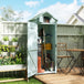Fir Wood Outdoor Garden Storage Shed 77cm Wide - Velmora