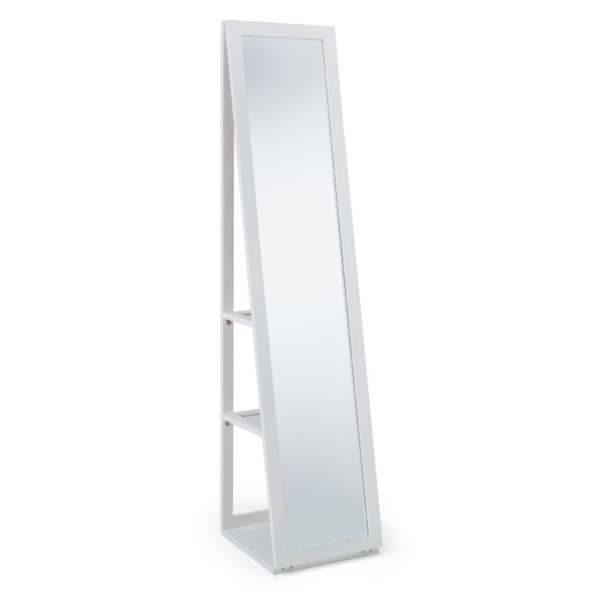 Floor Standing Mirror With Storage - Fresco