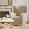 Fur Fabric Occasional Chair - Bear
