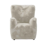 Fur Fabric Occasional Chair - Bear