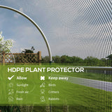 Galvanised Steel Frame Garden Fruit Greenhouse 360cm Length With Zipped Door - Velmora