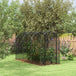 Galvanised Steel Frame Garden Fruit Greenhouse 360cm Length With Zipped Door - Velmora