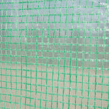 Galvanised Steel Frame Garden Greenhouse 200cm Wide With 6 Windows - Velmora