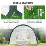 Galvanised Steel Frame Garden Greenhouse 396cm Length - Velmora