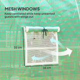 Galvanised Steel Frame Garden Greenhouse 400cm Length - Velmora