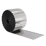 Galvanised Steel Garden Edging Border 650cm Wide - Velmora