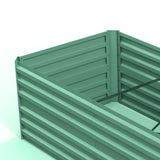 Galvanised Steel Outdoor Garden Planter Box 180cm Wide - Velmora