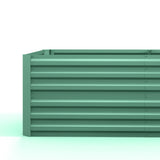 Galvanised Steel Outdoor Garden Planter Box 180cm Wide - Velmora