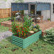 Galvanised Steel Outdoor Garden Planter Box 180cm Wide - Velmora