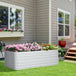 Galvanised Steel Outdoor Garden Planter Box 180cm Wide - Velmora