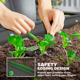 Galvanised Steel Outdoor Garden Planter Box 181cm Wide in Set Of 2 - Velmora