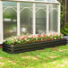 Galvanised Steel Outdoor Garden Planter Box 240cm Wide - Velmora