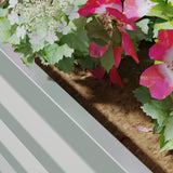 Galvanised Steel Outdoor Garden Planter Box 60cm Wide in Set Of 2 - Velmora