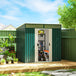 Galvanised Steel Outdoor Garden Shed 6.5ft x 4ft - Velmora