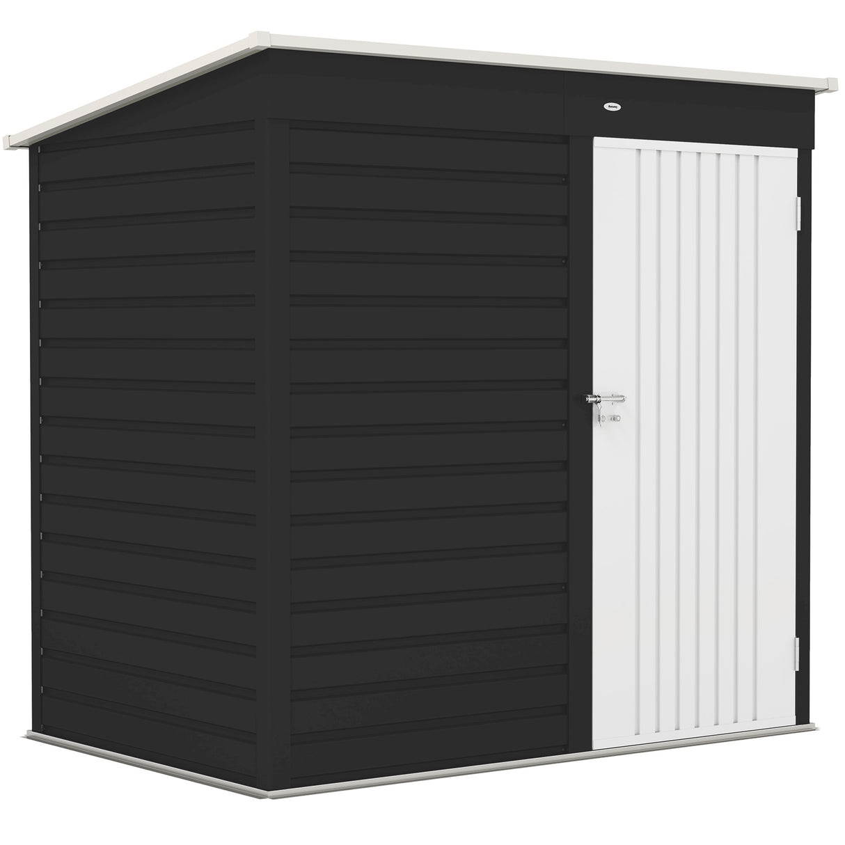Galvanised Steel Outdoor Garden Shed 6.5ft x 4ft - Velmora