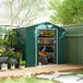 Galvanised Steel Outdoor Garden Shed 7ft x 4ft - Velmora