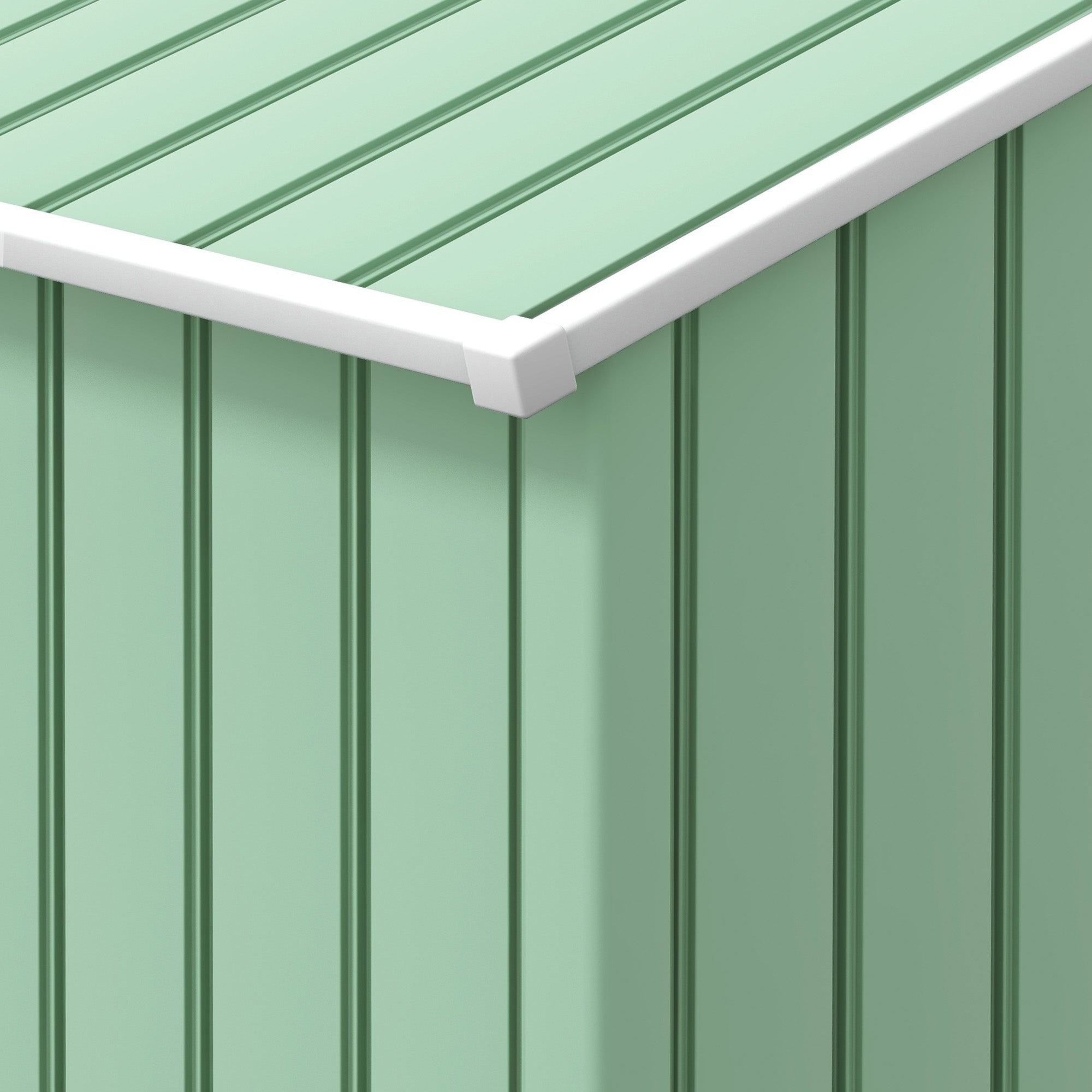 Galvanised Steel Outdoor Garden Shed 7ft x 4ft - Velmora