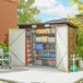 Galvanised Steel Outdoor Garden Shed 8.2ft x 4ft - Velmora