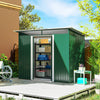 Galvanised Steel Outdoor Garden Shed 8.5ft x 4ft - Velmora