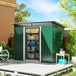 Galvanised Steel Outdoor Garden Shed 8.5ft x 4ft - Velmora