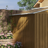 Galvanised Steel Outdoor Garden Shed 8ft x 6ft - Velmora