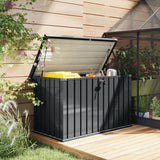 Galvanised Steel Outdoor Garden Storage Box 400Ltr - Velmora