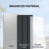 Galvanised Steel Outdoor Garden Storage Box 400Ltr - Velmora