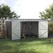Galvanised Steel Outdoor Garden Storage Shed 14ft x 8ft - Velmora