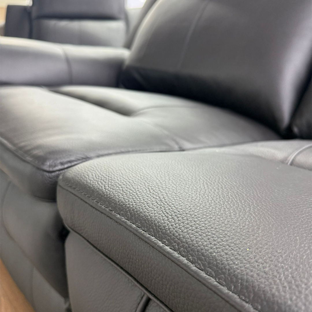 Genuine Leather 2 Seater Sofa Electric Recliner - Boston