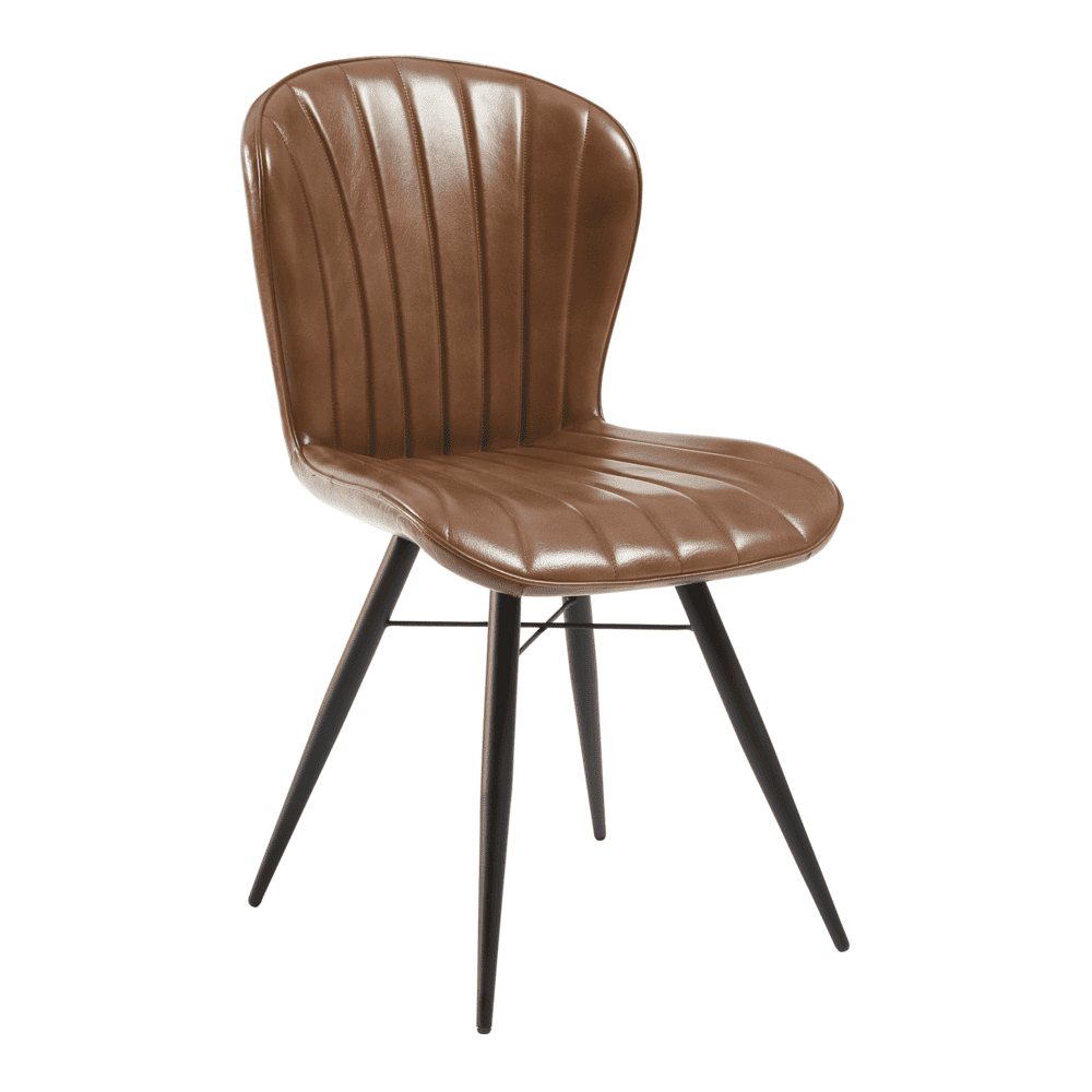 Genuine Leather Accent Chair - Lars