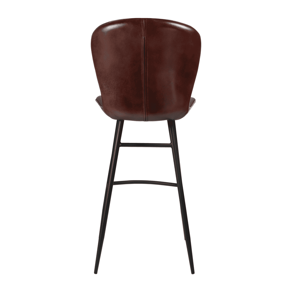 Genuine Leather Bar Stool - Lars