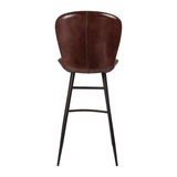 Genuine Leather Bar Stool - Lars