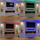 Glass 3D Panoramic Electric Fire 50 Inch - Luvelle