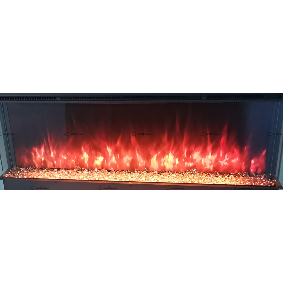Glass 3D Panoramic Electric Fire 50 Inch - Luvelle