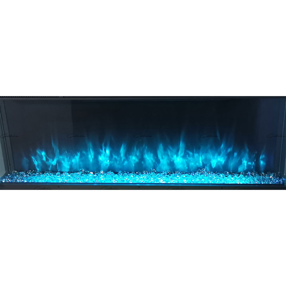 Glass 3D Panoramic Electric Fire 60 Inch - Luvelle