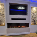 Glass 3D Panoramic Electric Fire 60 Inch - Luvelle