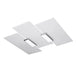 Glass Ceiling Light With Fabiano Lamp With Chrome Support - Tangerine
