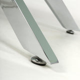 Glass Coffee Table Rectangular in White Marble Effect - Astoria