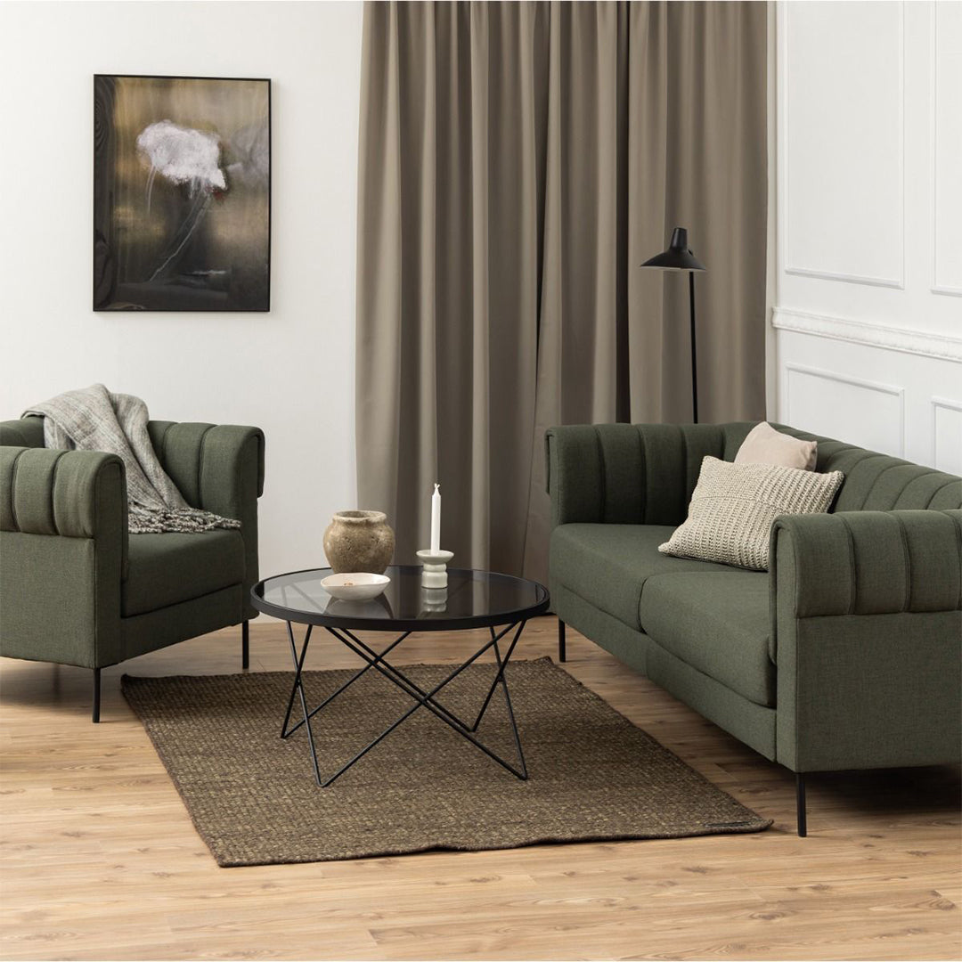 Glass Coffee Table Round - Cuxton