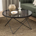 Glass Coffee Table Round - Cuxton